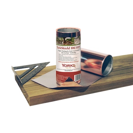 York York 106 HP 12 in. W X 240 in. L Copper Flashing Copper RESHP0712/20